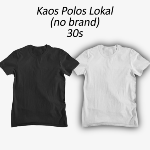 Kaos Polos Lokal (no brand) 30s